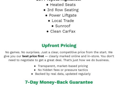 Used 2014 Toyota Highlander XLE image 2