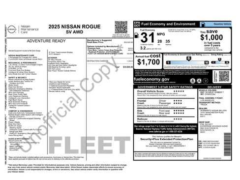 Used 2025 Nissan Rogue SV AWD/4WD image 3