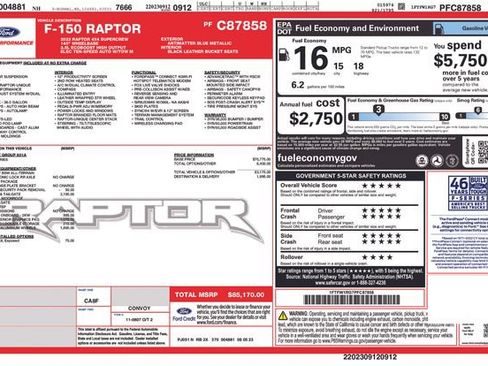 Used 2023 Ford F150 Raptor AWD/4WD image 4