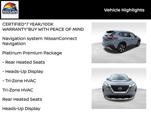 Certified 2023 Nissan Rogue Platinum w/ Platinum Premium Package FWD image 19