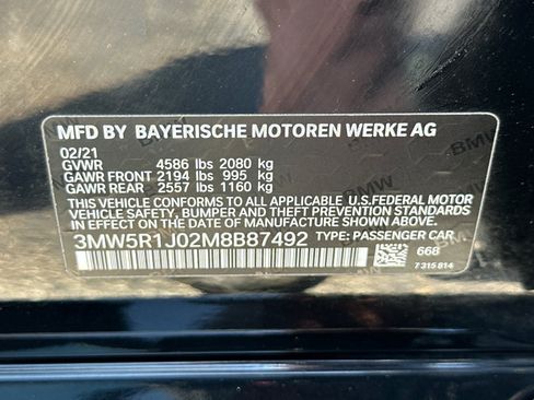 Used 2021 BMW 330i Sedan w/ Convenience Package RWD image 28