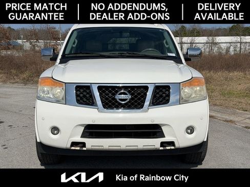 Used 2015 Nissan Armada Platinum w/ 2nd Row Captain Seat Package image 2
