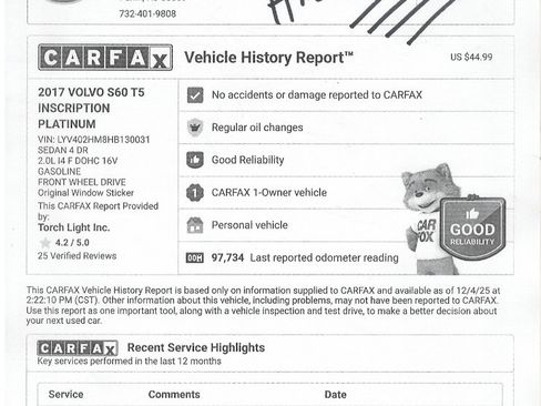 Used 2017 Volvo S60 T5 Inscription Platinum w/ Climate Package image 24