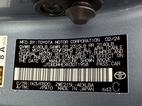 Used 2024 Toyota Corolla LE w/ LE Convenience Package AWD/4WD image 33