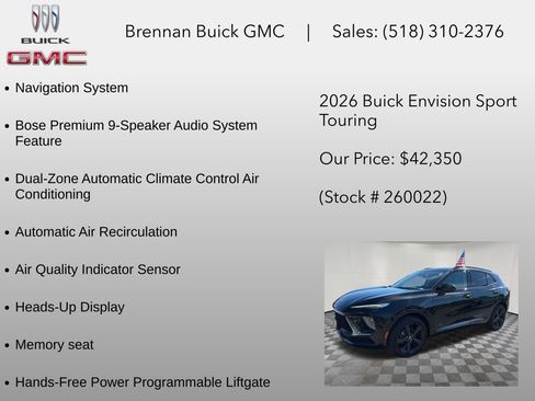 New 2026 Buick Envision Sport Touring AWD/4WD image 12