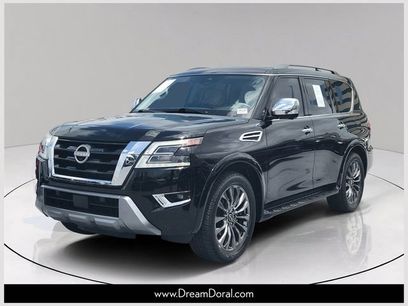Used 2023 Nissan Armada Platinum w/ Captain's Chairs Package