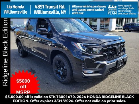 New 2026 Honda Ridgeline Black Edition image 1