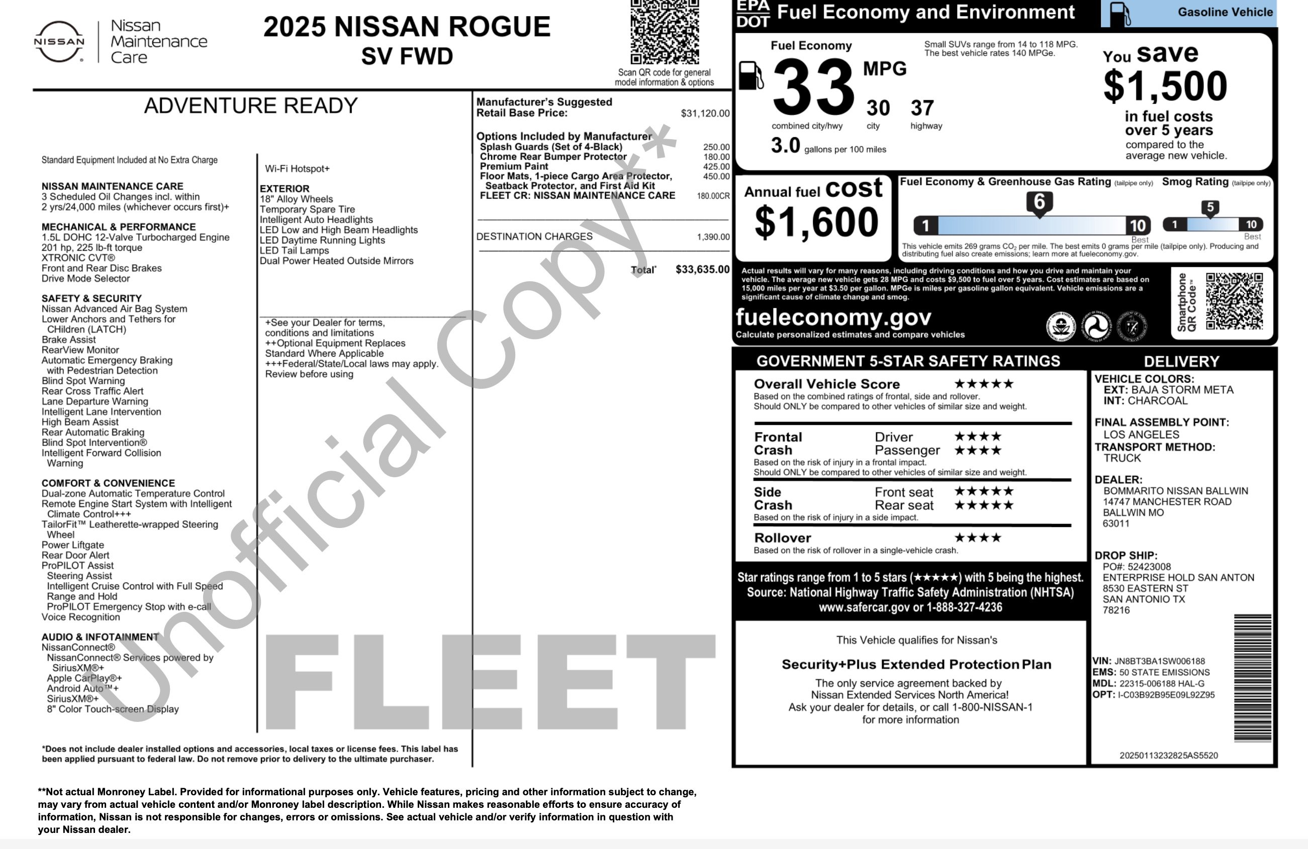 Used 2025 Nissan Rogue SV FWD image 4