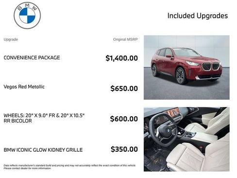 Certified 2025 BMW X3 xDrive30i w/ Convenience Package AWD/4WD image 3