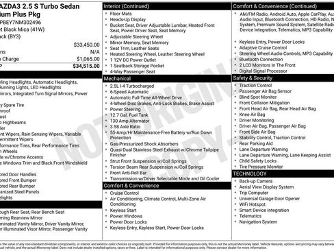 Used 2022 MAZDA MAZDA3 s image 32