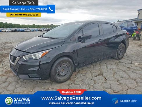 Used 2021 Nissan Versa S FWD image 1