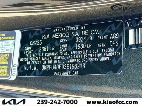 New 2025 Kia K4 EX image 41