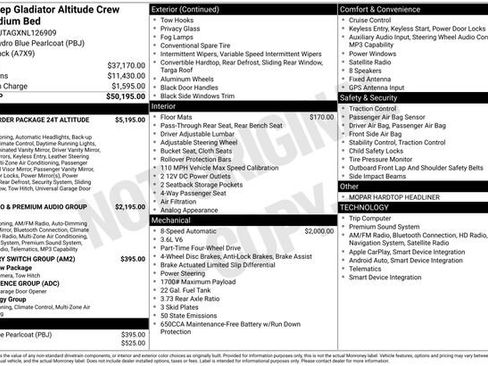 Used 2022 Jeep Gladiator Sport AWD/4WD image 2