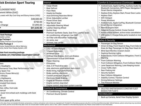 Used 2025 Buick Envision Sport Touring image 38