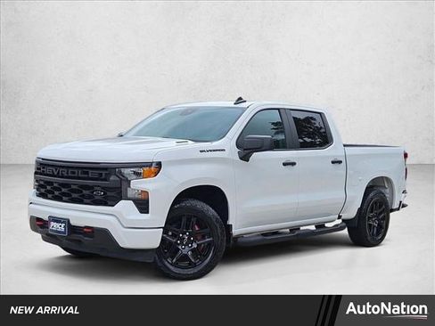 Used 2025 Chevrolet Silverado 1500 Custom w/ Turbomax Blackout Package RWD image 1
