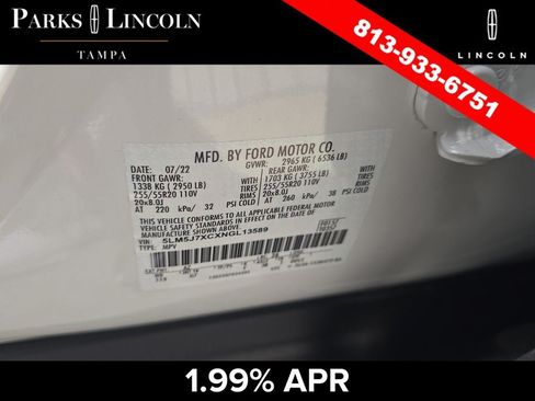 Certified 2022 Lincoln Aviator Reserve w/ Elements Package Plus AWD/4WD image 35