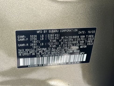 Used 2023 Subaru Outback Touring XT AWD/4WD image 41