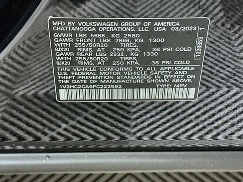 Certified 2023 Volkswagen Atlas Cross Sport SE AWD/4WD image 32