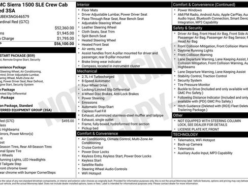 Used 2022 GMC Sierra 1500 SLE AWD/4WD image 4
