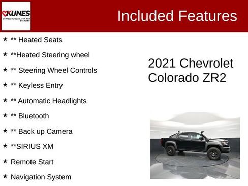 Used 2021 Chevrolet Colorado ZR2 w/ Colorado ZR2 Bison Edition AWD/4WD image 3