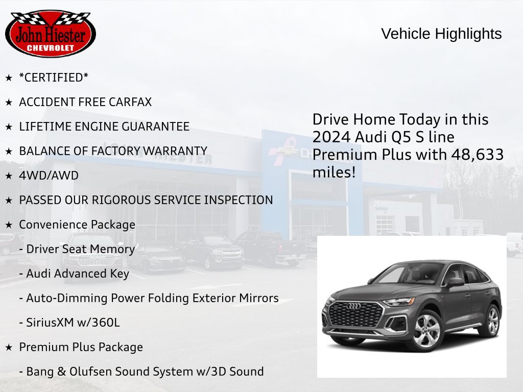Used 2024 Audi Q5 2.0T Premium Plus w/ Premium Plus Package AWD/4WD image 3