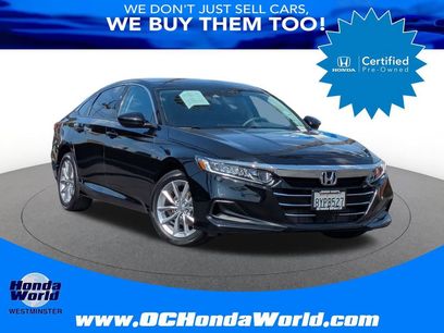 Certified 2021 Honda Accord LX