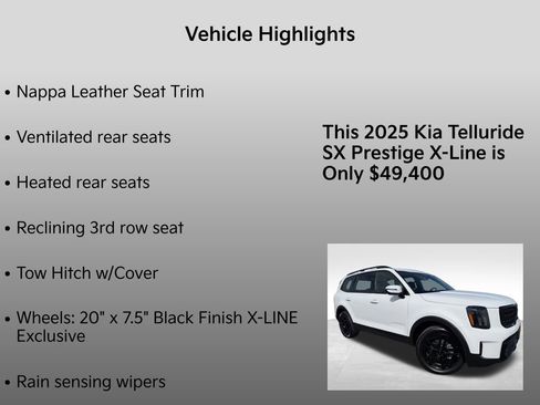 New 2025 Kia Telluride SX Prestige X-Line AWD/4WD image 34