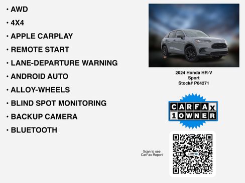 Certified 2024 Honda HR-V Sport image 7