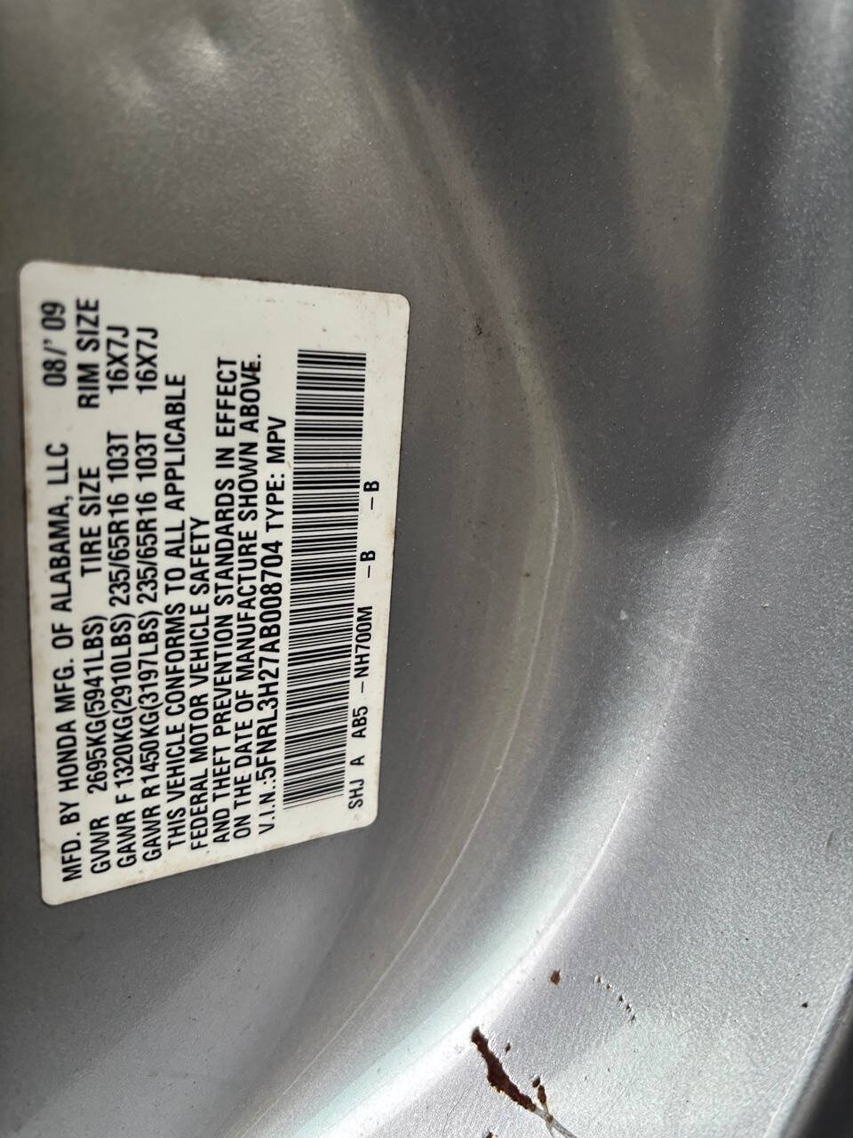Used 2010 Honda Odyssey LX image 11