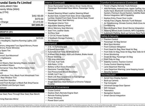 Used 2024 Hyundai Santa Fe Limited image 38