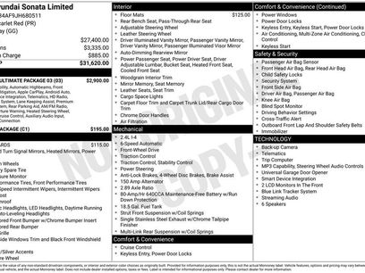 Used 2018 Hyundai Sonata Limited w/ Limited Ultimate Package 03