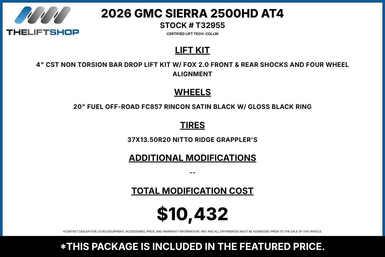 Used 2026 GMC Sierra 2500 AT4 w/ AT4 Premium Plus Package AWD/4WD image 2