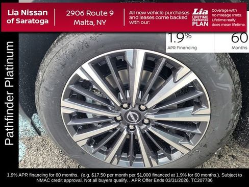 New 2026 Nissan Pathfinder Platinum image 11