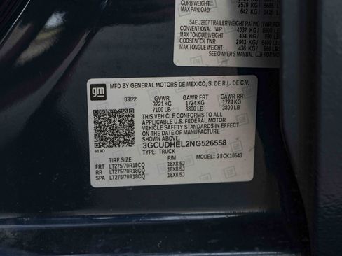 Used 2022 Chevrolet Silverado 1500 ZR2 w/ Technology Package AWD/4WD image 41