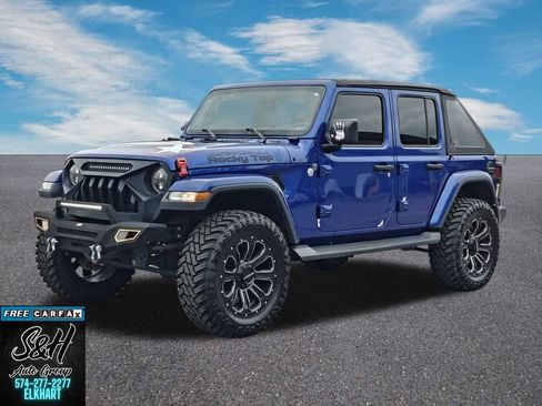 Used 2020 Jeep Wrangler Unlimited Sahara w/ Uconnect 4C Nav & Sound Group AWD/4WD image 12