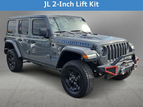 Used 2021 Jeep Wrangler Unlimited Rubicon 4xe w/ Cold Weather Group image 3