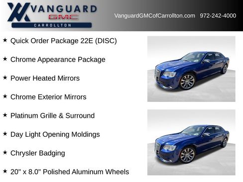 Used 2019 Chrysler 300 Touring w/ Chrome Appearance Package RWD image 2