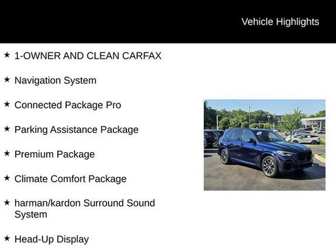 Used 2022 BMW X5 M50i w/ Premium Package AWD/4WD image 5