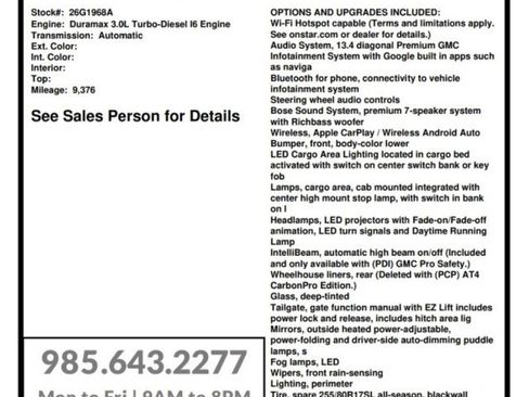 Used 2025 GMC Sierra 1500 AT4 w/ AT4 Premium Package AWD/4WD image 28