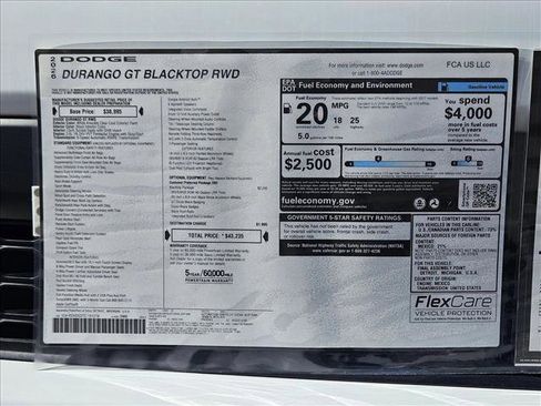 New 2026 Dodge Durango GT w/ Blacktop Package image 17