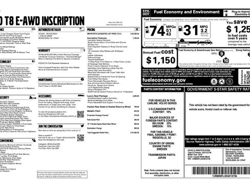 Used 2019 Volvo S60 T8 Inscription image 12