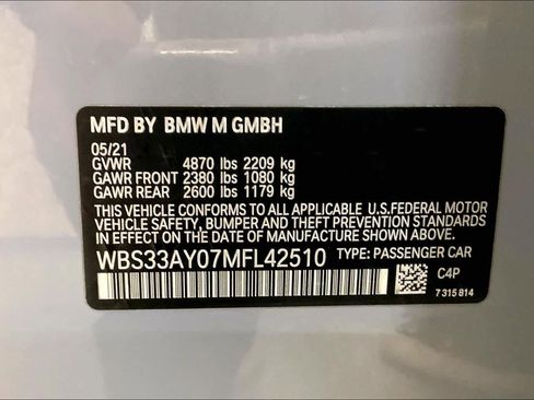 Used 2021 BMW M3 Competition w/ M Carbon Exterior Package image 36