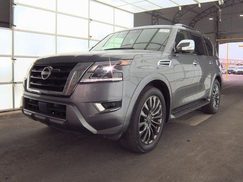 Used 2023 Nissan Armada Platinum w/ Captain's Chairs Package image 1