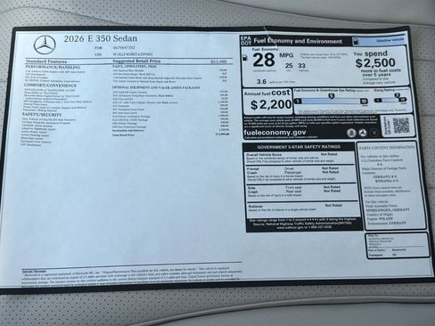 New 2026 Mercedes-Benz E 350 Sedan image 33