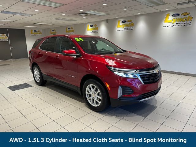 Used 2024 Chevrolet Equinox LT w/ LPO, Floor Liner Package AWD/4WD 360° Tour
