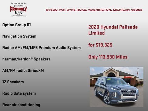 Used 2020 Hyundai Palisade Limited AWD/4WD image 5