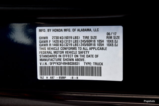 Used 2017 Honda Ridgeline RTS image 19