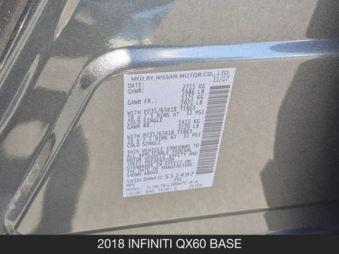Used 2018 INFINITI QX60 FWD w/ Premium Plus Package image 27