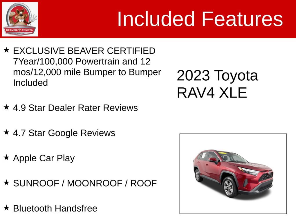 Used 2023 Toyota RAV4 XLE w/ Convenience Package FWD image 4