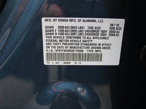 Used 2016 Honda Pilot Elite image 50
